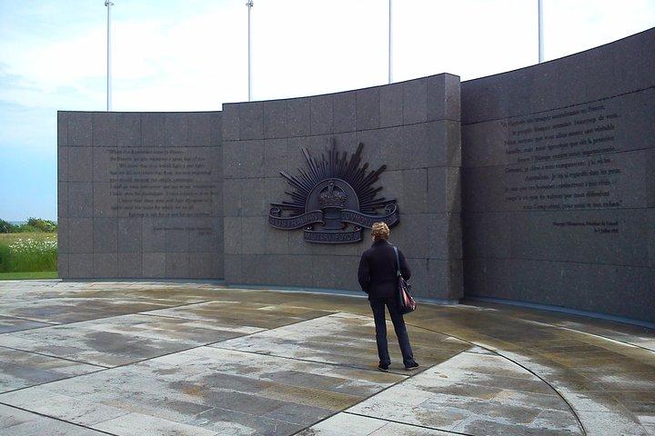 Australian and New Zealand Battlefield Day Tour in the Somme from Lille or Arras