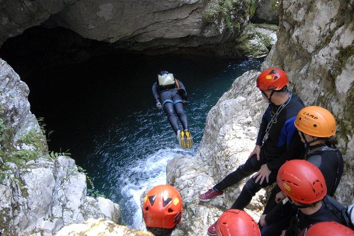 Canyoning in Nevidio Canyon