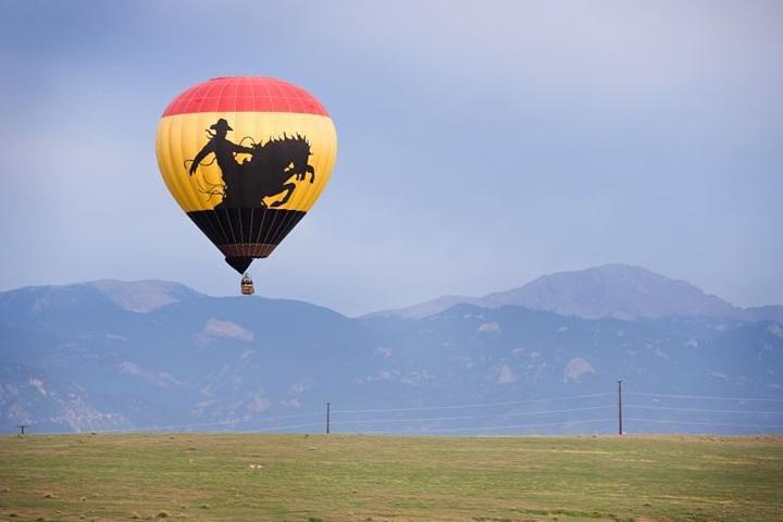 Breathtaking Colorado Springs Sunrise Hot Air Balloon Flight
