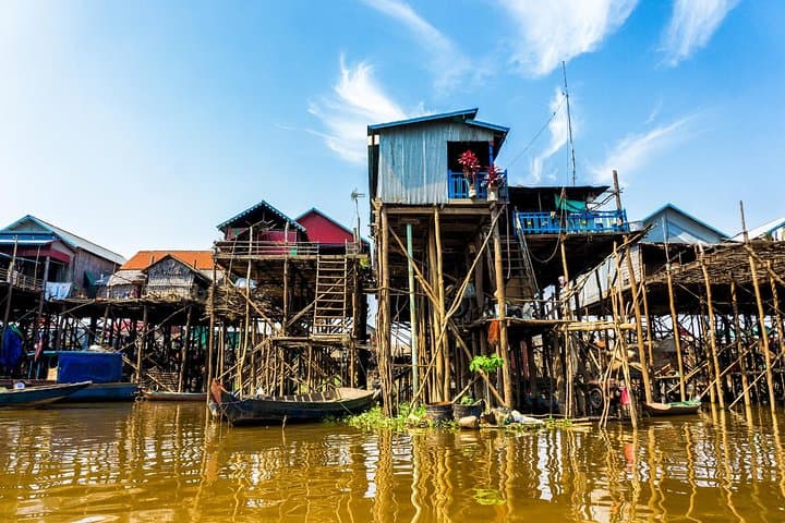 Tonle Sap Lake and Kampong Phluk Village Private Half Day Tour