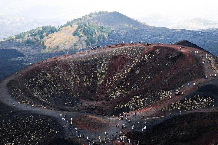 From Syracuse: Private Tour Mount Etna with Lunch at Etna Winery