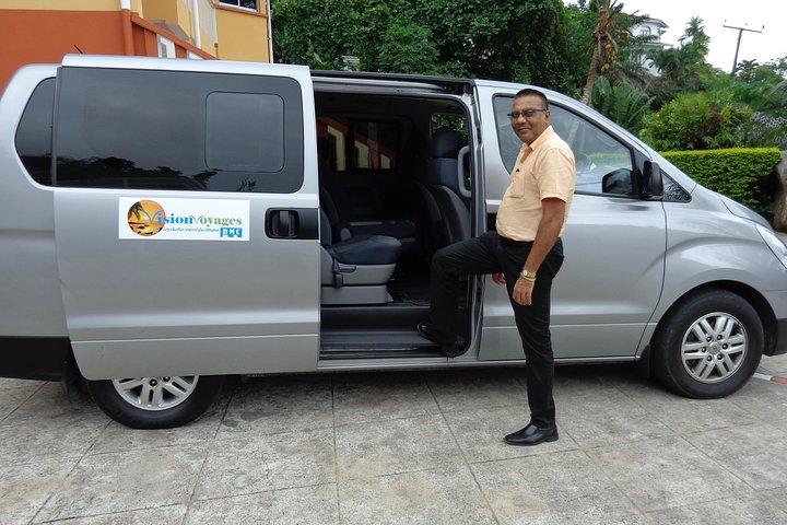Airport Taxi Transfers from Seychelles Airport to Mahe Ferry Terminal - Shared