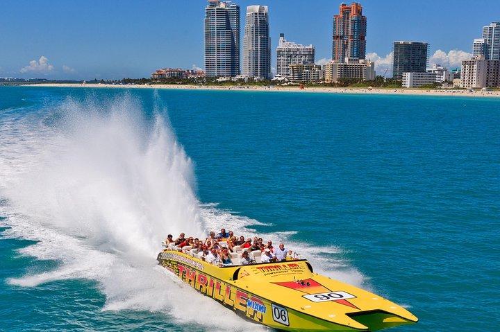 Speedboat Sightseeing Adventure of Miami