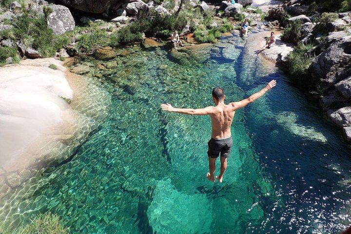 From Porto: Waterfall, Lagoon, Old Village in Gerês National Park