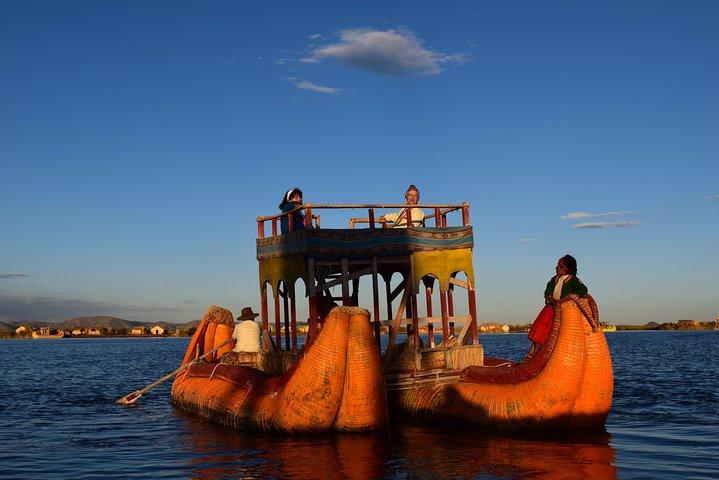 3h Boat Tour to Uros Island from Puno