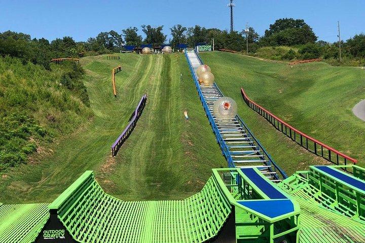 Outdoor Gravity Park Zorbing Admission Ticket in Pigeon Forge