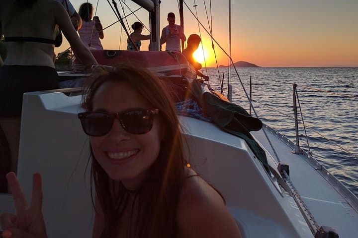 3 hours Neos Marmaras: Day or Sunset Sailing Tour Coves & Islands