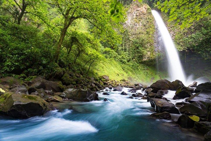 Arenal : Suspension Bridges + Hot Springs + Falls from San Jose