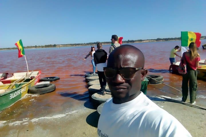 Pink lake with Bandia reserve. Minimum 2 people for reservation.
