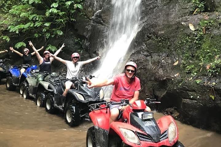 Ubud ATV Quad Bike Tour with Tunnel and Waterfall