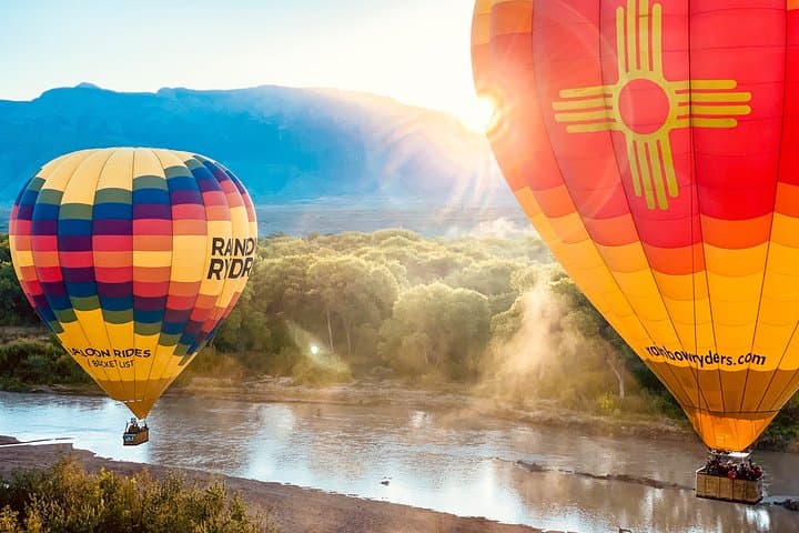 Albuquerque Hot Air Balloon Ride at Sunset