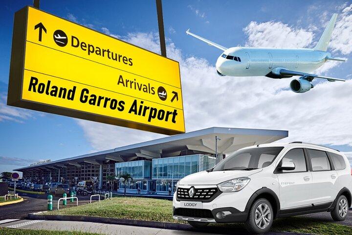 Airport transfer Reunion Roland Garros to/from West & South