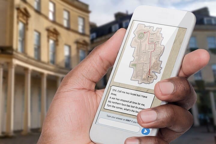 Fun, Flexible Treasure Hunt Around Bath with Cryptic Clues & Hidden Gems