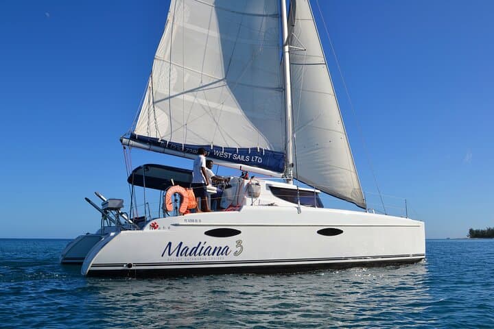 Private Full-Day Catamaran Cruise in Mauritius 36ft