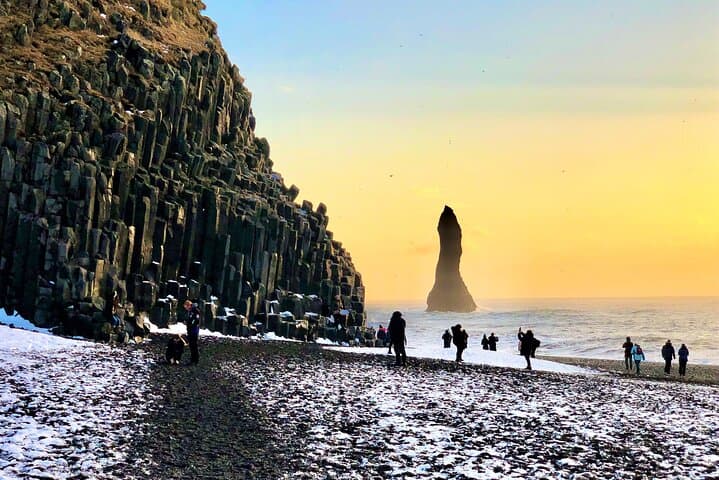 South Coast Day Tour Black Sand Beach & Waterfalls from Reykjavik