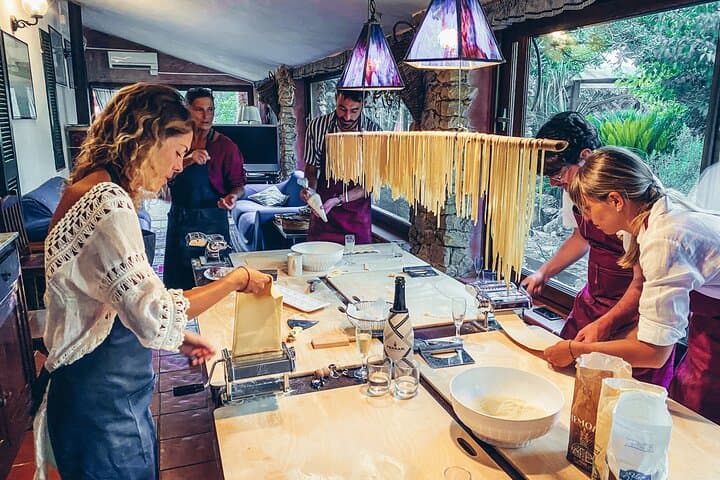 Authentic Pasta Cooking Class in Alghero Farmhouse with Wine
