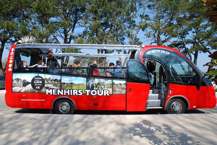Visit of Carnac and its Menhirs by Car Cabriolet