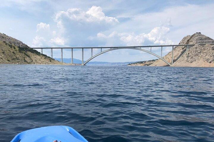 Half-Day Kayaking Experience under Krk Bridge in Omišalj