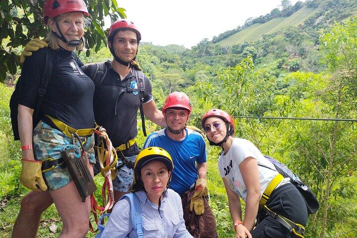 Hiking through Falan's ruins, ecotourism, river and canopy.