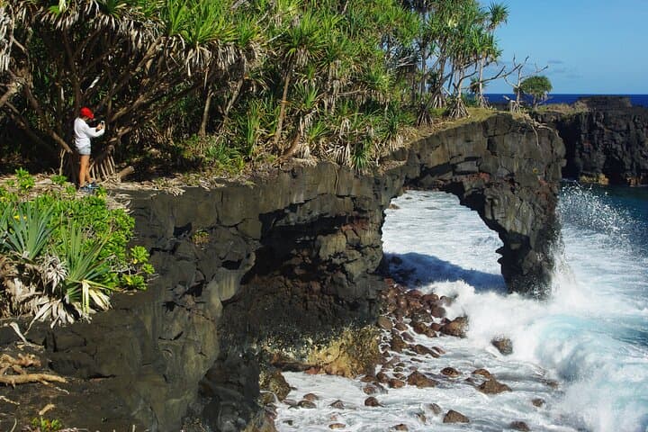 National Park Lava Cliffs and Black Sand Beach