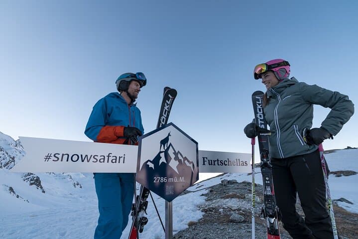 Ski Safari with ski instructor in the Engadine, St Moritz, Switzerland