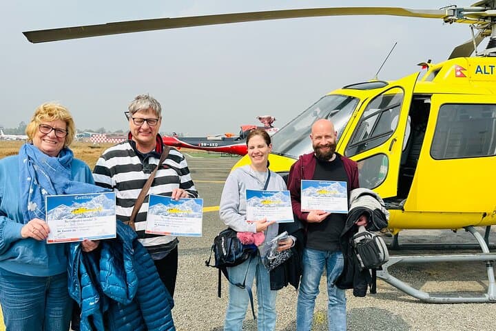 Landing Everest Base Camp and Gokyo Lake by Helicopter Day Tour