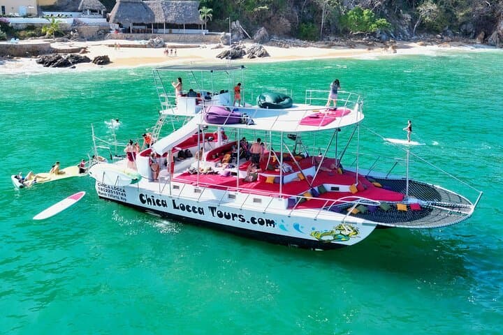 ChicaFUN1 Waterslides 65' Yacht Private Boat Tour [All Inclusive]