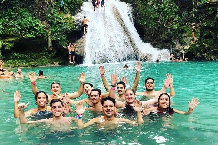 Blue Hole, River Tubing, Lunch Stop from Montego Bay and Falmouth