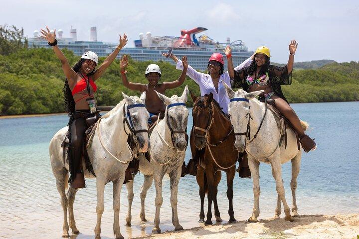 Extreme Zip Line & Horseback Adventure at Mahogany Bay