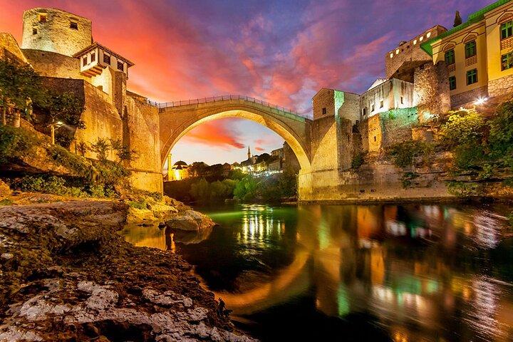 Sarajevo: Mostar Konjic Blagaj Pocitelj Fortica Skywalk Waterfall