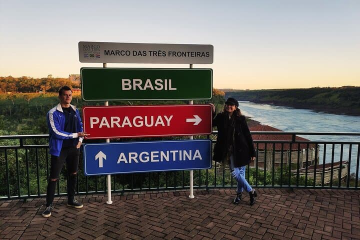 Visit to the historical Landmark of the Three Frontiers with beautiful sunset