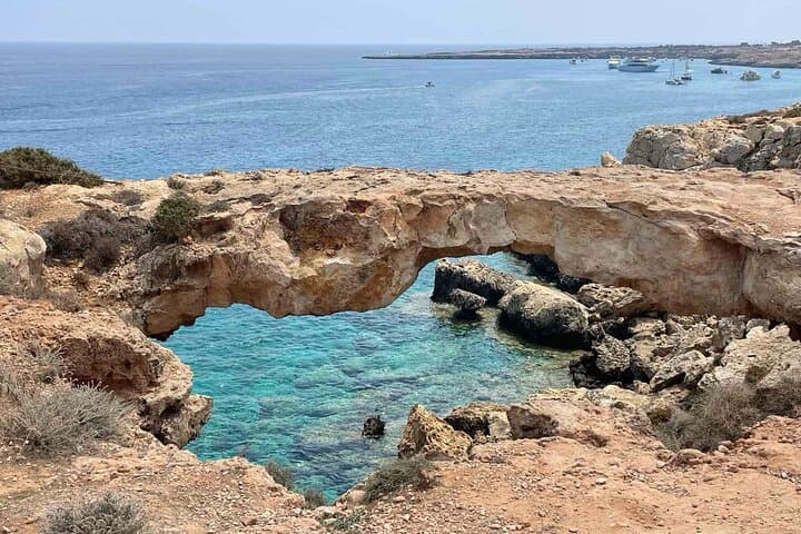 From Larnaca - Cape Greko, Sea Caves, Bridge of Love (Group of 5)