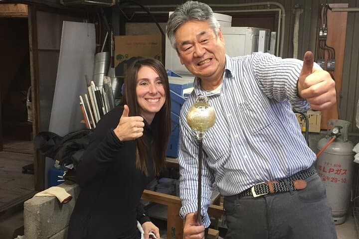 Nagoya : Private Create Your Own Glass Cup and See Lucky Cats