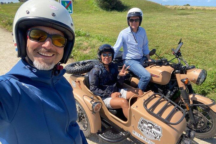 Normandy World War II Private 2 Hours Sidecar Tour From Bayeux