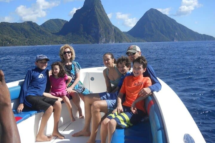 Private St. Lucia Boat Tour: Snorkeling & Pitons Sightseeing