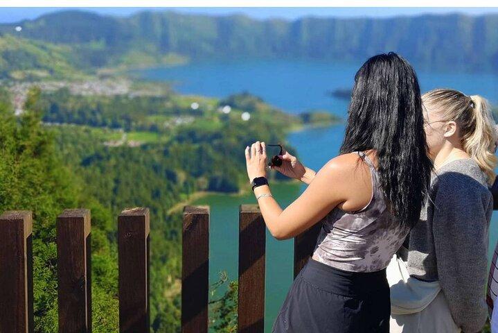 Cruise Travellers: Sete Cidades Volcano, The Blue & Green Lake