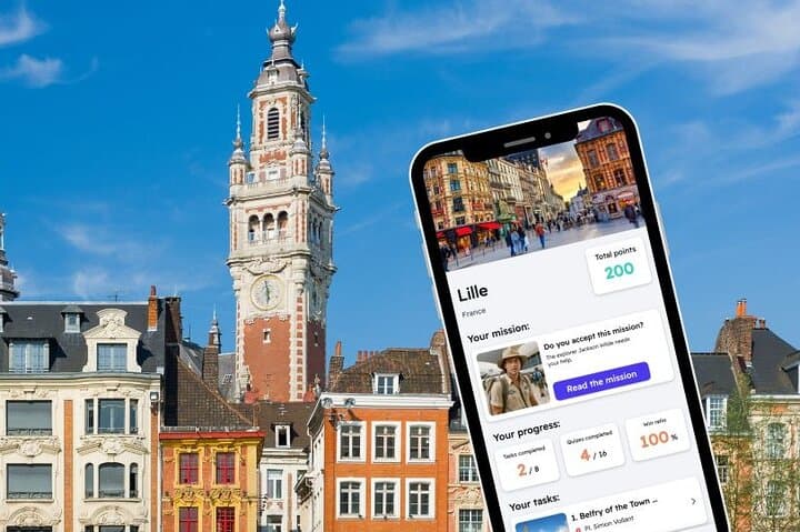 Lille Exploration Game and City Tour on your Phone