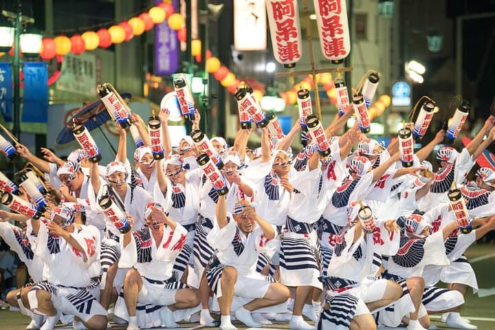 Awa Dance Festival Ticket with Car Transfer from Takamatsu