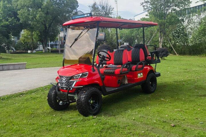 6 Seater Luxury Golf Carts Rental in Grand Turk