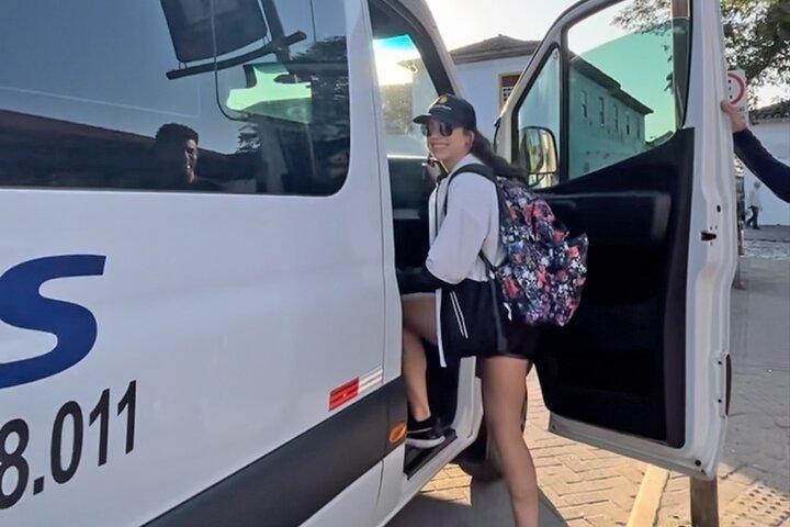 From Ilha Grande: Shared shuttle transfer to Paraty