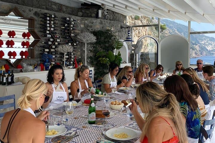 Rada Rooftop Cooking Class in Positano