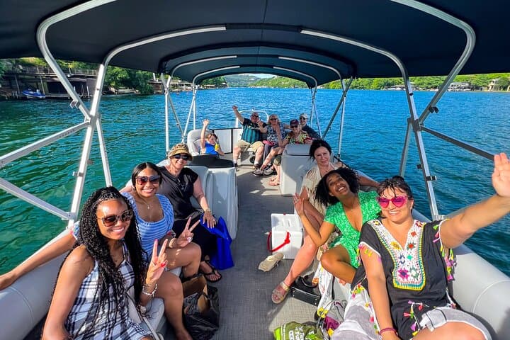 Lake Austin Scenic History Tour 2Hr, Fully Shaded, AM, PM, Sunset