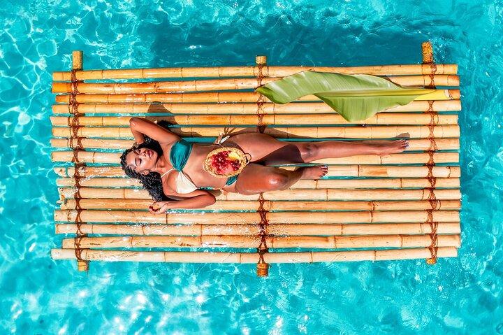 Bamboo Raft Drone Photoshoot + FREE Videos, Shots and Cocktails
