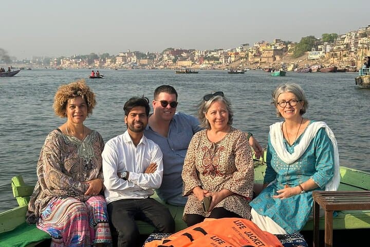 Full Day Private Varanasi Tour with AC Car Boat and Sarnath