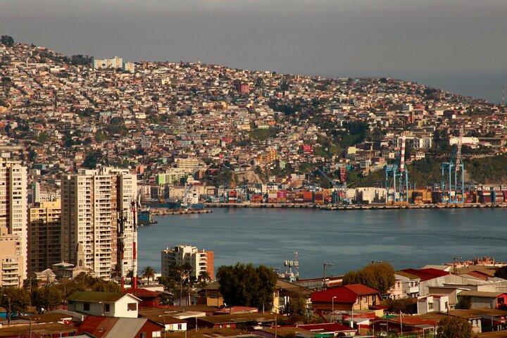 Transfer to San Antonio port prior cruise with tour in Valparaiso and Casablanca