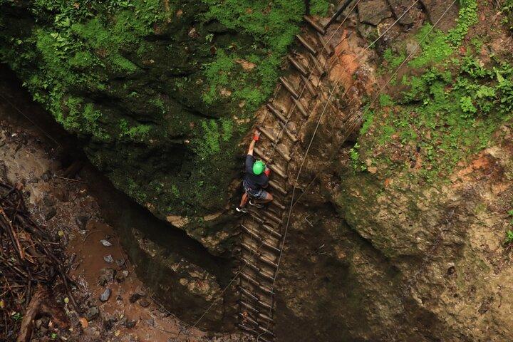 Pure Trek Canyoning Adventure: 4 Rappels & Monkey Drop