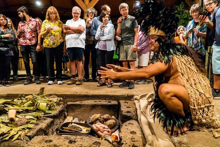 Easter Island Ancestral Dinner and Show with Transport