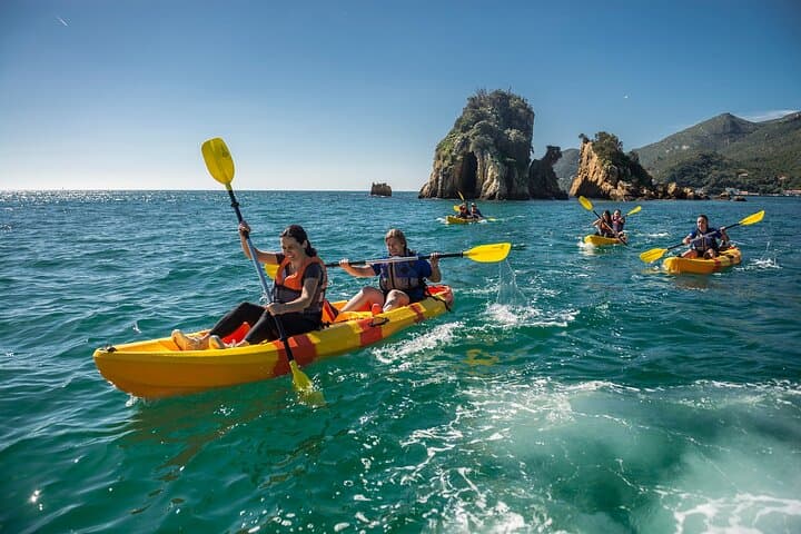 Kayak Marine Reserve, Arrábida Natural Park, Setúbal, near Lisbon