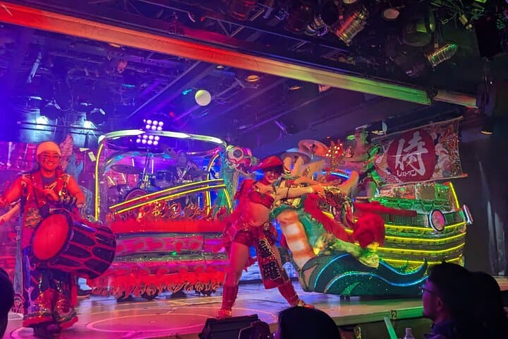 Samurai Show Ticket with 2 Drinks+Matcha set : SHINJUKU *Ages 18+