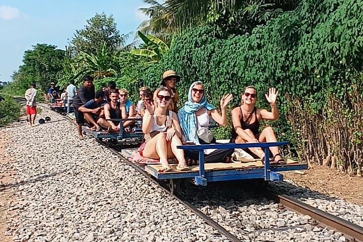 Afternoon tour to Original Bamboo train. Bat cave. Killing cave